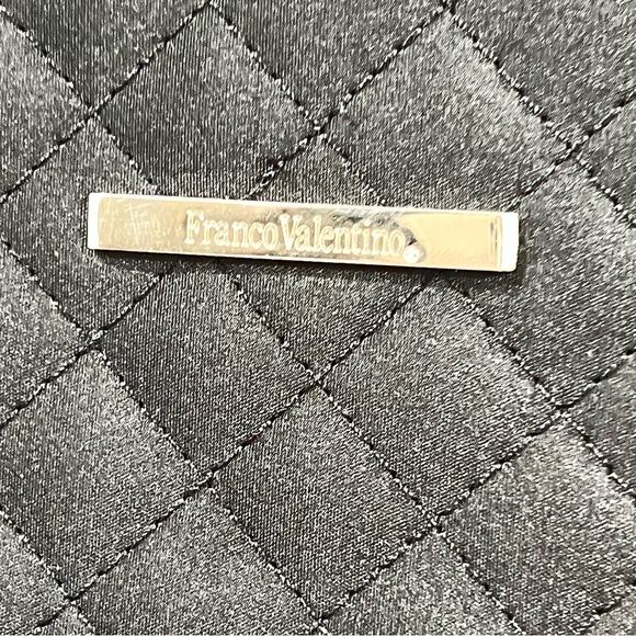 Franco Valentino Black Tote - 3 zipper compartment - Picture 3 of 14